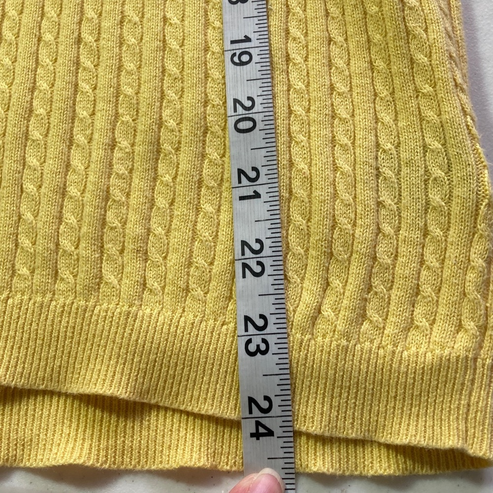 Ralph Lauren Women's V-Neck Sweater in Sunny Yellow - Picture 5 of 5